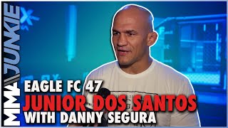 Junior Dos Santos unhappy with UFC exit wants to prove hes not done at Eagle FC 47 [upl. by Alakim378]