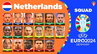 NETHERLANDS SQUAD EURO 2024 QUALIFIERS FOR NOVEMBER MATCHES [upl. by Lamej]