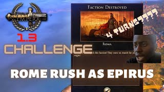 Rome 2  DEI 13 How to rush Rome as Epirus [upl. by Anavahs]