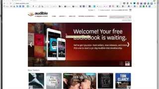 How To Sign Up For Audiblecom [upl. by Anahsor]