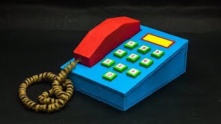 School Science Projects  Telephone Model [upl. by Oilla]