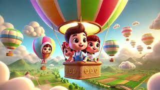 Flying in a Hot Air Balloon is an adventurous and whimsical childrens song that takes kids [upl. by Evelin860]