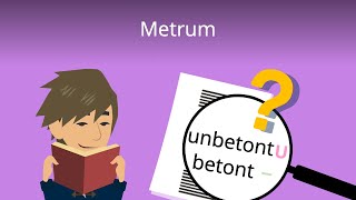 Metrum bestimmen  einfach erklärt [upl. by Ariela867]