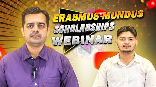 1500 Euro Monthly Stipend  Erasmus Mundus Scholarship 2025  How to Apply  Full Webinar [upl. by Shaffer]