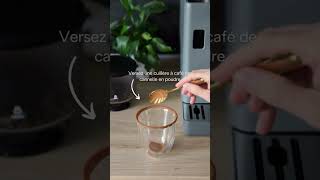 Recette de Latte Miel Cannelle réconfortant avec la Rivelia 🍯 cafeexpresso coffee coffeedrinks [upl. by Mook]