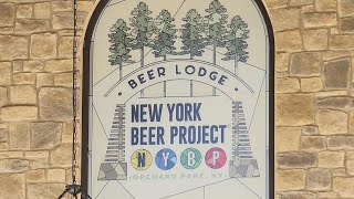 New York Beer Project Beer Lodge in Orchard Park holds grand opening [upl. by Fanchette]