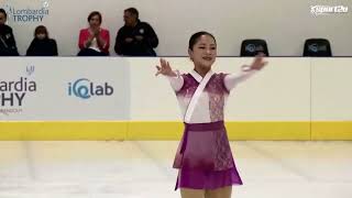 Rinka Watanabe JPN Lombardia Trophy 2022 FS [upl. by Garfield]