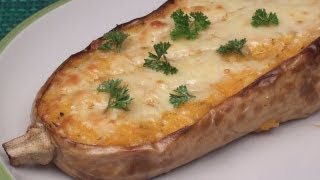 Baked Cheesy Butternut Squash Recipe [upl. by Anitsugua]