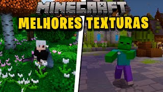 5 TEXTURAS para DEIXAR o seu MINECRAFT MAIS BONITO [upl. by Gwendolyn]