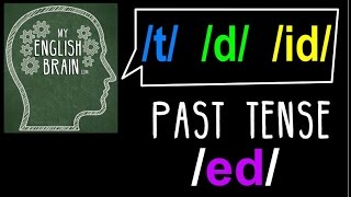 Past Tense ed Pronunciation My English Brain [upl. by Gris]