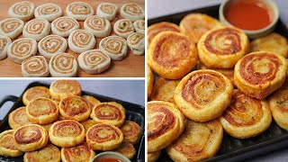 Potato Roll Samosa  Aloo Samosa Recipe  Potato Pinwheel Samosa  Yummy [upl. by Bodnar]