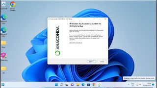 Install Anaconda Python Jupyter Notebook And Spyder on Windows 11 [upl. by Artenahs]