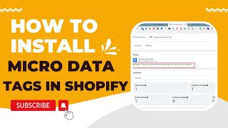 How to install microdata tags on your Shopify website [upl. by Nylaret]