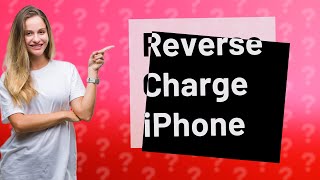 Can you reverse charge iPhone with iPad [upl. by Anaylil794]