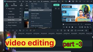 video editing software pc editing filmora computer [upl. by Aterg]