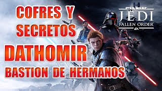 Cofres y Secretos Dathomir  Bastion de hermanos  Star Wars Fallen Order  Guía de coleccionables [upl. by Herrle]