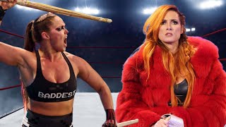 WWE Ronda Rousey vs Becky Lynch  13 March 2024 [upl. by Gallenz]