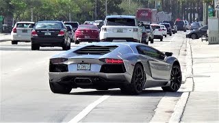 Lamborghini Aventador LP7004 Start up amp Drive Delivery to Lamborghini Miami [upl. by Joycelin]