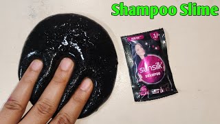 How to make slime with shampoo l How to make slime at home with shampoo l Slime ASMR [upl. by Ffej]