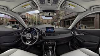 2019 CX3  Interior 360º  Mazda USA [upl. by Yrkcaz510]