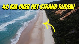 40 KM MET DE AUTO OVER HET STRAND RIJDEN IN AUSTRALIË 279 [upl. by O'Malley]