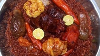 Thiebou yapp bou khonk Thiebou yapp riz a la viande sénégalais cuisine africain guinéenne Riz rouge [upl. by Nanice]