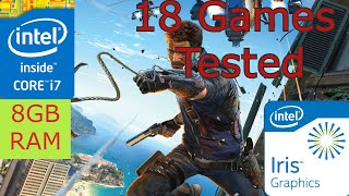 Intel IRIS 540I76660U 18 Games Tested [upl. by Enibas]