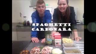 Dansk opskrift på spaghetti carbonara [upl. by Thielen]