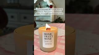 Wooden Wick Candle Demo  Handmade Luxury Candles [upl. by Hitchcock]