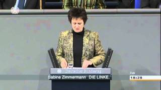 Sabine Zimmermann DIE LINKE Arbeitslosengeld statt Hartz IV [upl. by Adan]