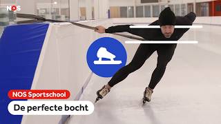 Hoe schaats je de PERFECTE BOCHT⛸️  NOS Sportschool met Mark Tuitert  NOS Sport [upl. by Attebasile265]