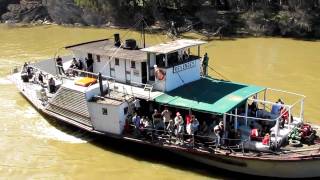 Pevensey Paddlesteamer at Echuca Victoria Australia [upl. by Adriaens828]