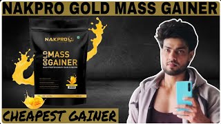 nakpro gold mass gainer review  nakpro gold mass gainer result [upl. by Allac522]