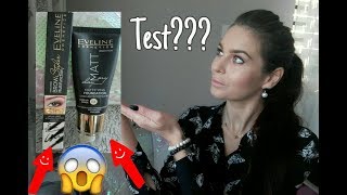 TEST  PODKŁADU MATT MY DAY I KREDKI DO BRWI 3w1 Od EVELINE COSMETICS [upl. by Astto]