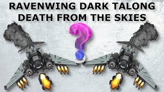 Ravenwing Dark Talon  Death from the Skies  Dark Angels Space Marines warhammer warhammer40k [upl. by Dranyer525]