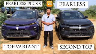 nexon fearless plus s vs fearless  full comparison  nexonfacelift nexonfacelift2023 [upl. by Ahsitan]