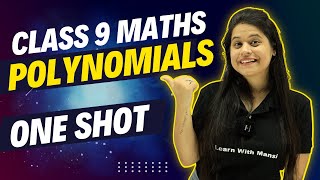 Polynomials  One Shot  Class 9 Math [upl. by Derwon724]