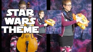 STAR WARS MAIN THEME cat keyboard amp cello  The Doubleclicks [upl. by Leal]