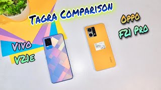 Oppo F21 Pro Vs Vivo V21e  Full Comparison  Speed Test amp Camera Test in Details  HindiUrdu [upl. by Rowan431]