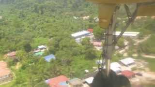 Landing at Tioman island airport Malaysia May 2013 [upl. by Wilfred546]