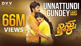 Ninnu Kori Telugu Movie Full Songs 4K  Unnattundi Gundey Video Song  Nani  Nivetha Thomas  Aadhi [upl. by Ahsinelg]