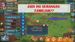 PENYERANGAN KASTIL MENGGUNAKAN SKIL ATTACK FAMILIAR  LORDS MOBILE [upl. by Giustino389]