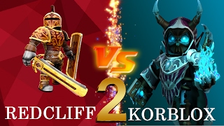 Redcliff VS Korblox 2  The Revenge  ROBLOX Movie by Roblox Minigunner [upl. by Anicart]