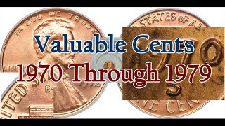 1970 To 1979 Valuable Lincoln Cents Varieties That Can Be Found In Pocket Change [upl. by Aelber]