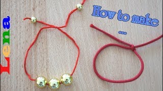 Armband machen  Knoten selber machen  How to make a Bracelet  как сделать браслет [upl. by Pena107]