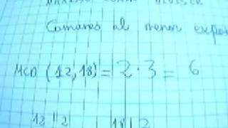 Matematicas  1º ESO  Maximo comun divisor [upl. by Slaughter781]