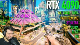 RTX 4090  Cyberpunk 2077 213  Ultra RT Path Tracing DLSS FG [upl. by Ennasor]