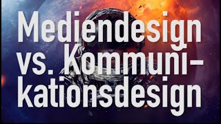 4 Was unterscheidet Medien von Kommunikationsdesign [upl. by Acinat]