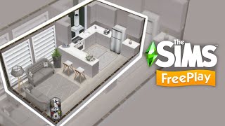 SALA amp COZINHA MODERNA  COZY LIVING ROOM amp KITCHEN  2 THE SIMS FREEPLAY  Clara Sims [upl. by Wunder898]