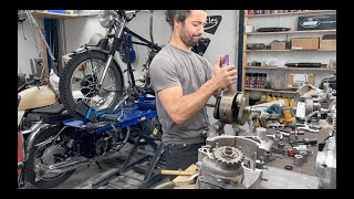 Overhauling a BSA A65 engine [upl. by Enileve]